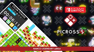 Picross S Namco Legendary Edition Gameplay Nintendo Switch [upl. by Ettesil]