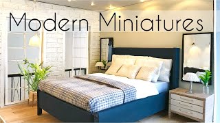 Modern Miniatures DIY BEDROOM [upl. by Haraf77]