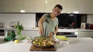 Seafood Paella  Dyls Kitchen [upl. by Keeryt]