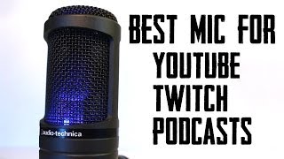 AudioTechnica AT2020 USB Mic Review Best Mic for YouTube Twitch amp Podcasts [upl. by Roselyn]