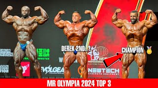 Mr Olympia 2024 Top 3 🏅  Hadi Choopan Win [upl. by Doe]