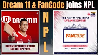 Mohammad Nabi Joining NPL  DREAM 11 and FANCODE partners with CAN for NPL [upl. by Cott]