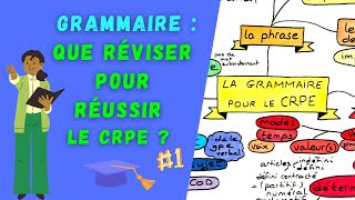 CRPE  QUE RÉVISER EN GRAMMAIRE pour devenir PROF DES ÉCOLES  12 [upl. by Laamaj]