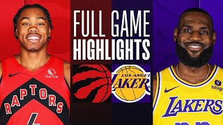 LA Lakers vs Toronto Raptors Full Game Highlights  Jan 9  NBA Regular Season 2023 [upl. by Ahseihs]