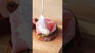 Bruschettas à la burrata et proscuitto  Lidl Cuisine [upl. by Waldon]