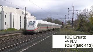 Spotting session Bonn Bad Godesberg train trainspotting deutschebahn railway [upl. by Nnylatsyrc]