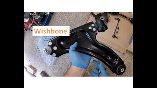 How to Replace a Front Wishbone Corsa example [upl. by Ailegna368]