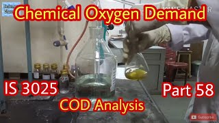 Chemical oxygen demand  COD analysis Sanjeet S Rawat ETPKnowledgeJunction [upl. by Dnaltiac]