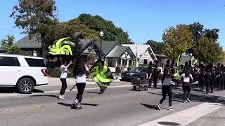 Tracy parade 2023 millennium colorguard and band [upl. by Nomelc]