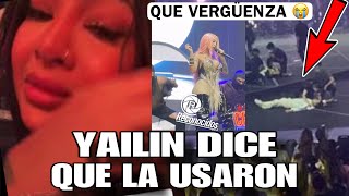 YAILIN LA MÁS VIRAL PASA VERGÜENZA EN EL CONCIERTO DE SANTIAGO MATÍAS [upl. by Ycart778]