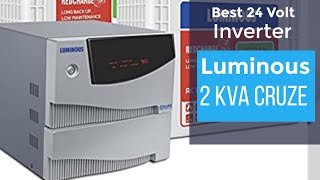 2 KVA Inverter Cruze HKVA by Luminous  24 volt 2 battery Inverter  Best inverter for office [upl. by Twum382]