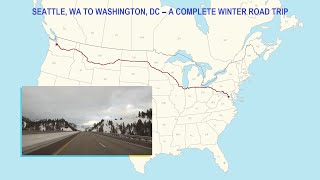 Seattle WA to Washington DC A Complete Winter Road Trip [upl. by Hachmin]