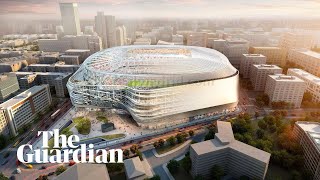 Real Madrid unveil plans for €525m digital stadium of the future [upl. by Monroy]