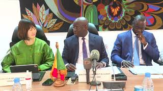 CONFÉRENCE DE PRESSE DE CHEIKH DIBA MINISTRE DES FINANCES ET DU BUDGET ET LA BANQUE MONDIALE POUR … [upl. by Anahcra698]