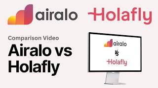 Airalo vs Holafly 2024  eSIM Review Plans ProsCons amp More [upl. by Ellicul960]