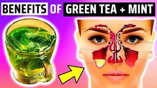 6 Benefits of Drinking GREEN TEA with MINT [upl. by Schwerin]