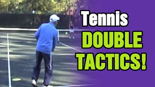 Tennis Doubles Tactics With 30 Player by TomAveryTenniscom [upl. by Shing]