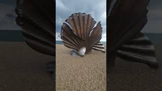 SCALLOP sculpture by Maggi Hambling countrylife coast suffolk [upl. by Dazraf]