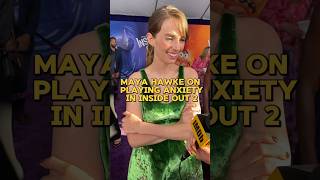 Maya Hawke on playing Anxiety in Inside Out 2 insideout2 imdb imdbpartner [upl. by Akinyt898]