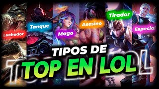 ¿CUÁL es el MEJOR TOP de LoL 🤔🔥 Tipos de TOP en LEAGUE OF LEGENDS 2022 S13 [upl. by Pegasus]