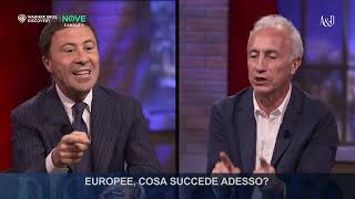 Marco Travaglio Luca Sommi e Massimo Cacciari commentano la recente rissa in parlamento [upl. by Jammie]