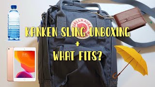 Kanken Sling Unboxing  What Fits [upl. by Adnaram]