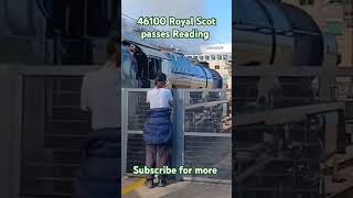 46100 Royal Scot passes Reading 1Z70 [upl. by Atelahs]