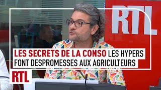 Olivier Dauvers  Promesses des hypers aux agriculteurs déclaration damour ou coup de com [upl. by Ruhtracm]