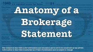 How to interpret a brokerage statement and put the information from it on your tax return [upl. by Markman]