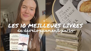 LES 10 MEILLEURS LIVRES DE DÉVELOPPEMENT PERSONNEL😍 Vous devez les lire [upl. by Kaile]