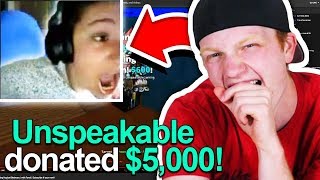 DONATING THOUSANDS  TO 10 YEAR OLD STREAMER INSANE Reaction [upl. by Ardath]