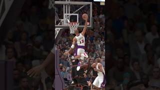 Vince Carter Dunk On Snownba2k25shorts [upl. by Sinnal]