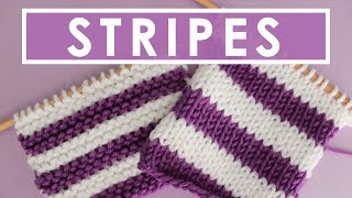 5 Best Tips for Knitting Stripes [upl. by Regni]