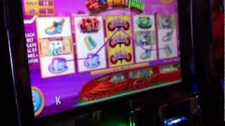 MONOPOLY PARTY TRAIN  WMS  Big Win Slot Machine Bonus [upl. by Anivek566]