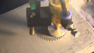 OpenSLS Selective Laser Sintering Printer in Action [upl. by Lzeil]