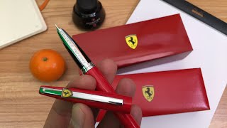 Sheaffer Ferrari Taranis Fountain Pen Unboxing and Writing Sample [upl. by Banks]