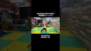 miyasako project reborn 体幹連動トレーニング 身体を引き伸ばせ！宮迫接骨院・呉市体幹連動トレーニング 体幹トレーニング 身体操作性 身体能力向上 身体操縦 身体塾 [upl. by Shimkus]