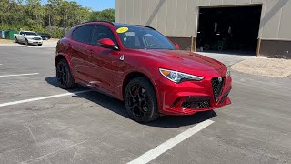 2022 Alfa Romeo Stelvio Vero Beach Melbourne Ft Pierce Port St Lucie Palm Bay HU1100 [upl. by Kroy22]