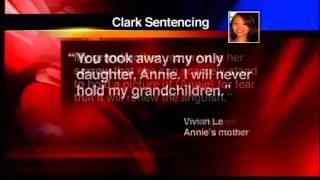 Clark gets 44year sentence for killing Yale student Annie L [upl. by Nile]