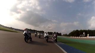 Onboard with Peter Hickman for his race two crash [upl. by Sosthenna613]