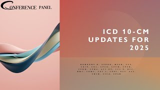 Prepare for the 2025 ICD10CM Coding Updates Effective from October 1 2024 [upl. by Patman]