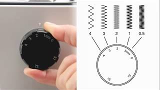 NECCHI Q Series TutorialAdjust Stitch Length [upl. by Barling]