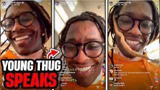 Young Thug Speaks About Being RELEASED FROM JAIL [upl. by Wolk679]