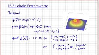 Analysis Diffbarkeit im Rn Beispiel lokale Extrema 1658 [upl. by Cilurzo46]