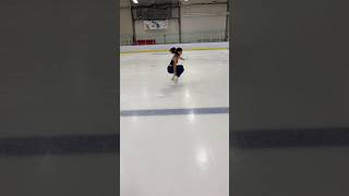 we’ve named it pretzel spin 😂🥨 figureskating edea axel iceskating skater olympics skating [upl. by Katz]