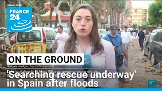 On the ground Searching rescue underway after flooding claims at least 158 lives • FRANCE 24 [upl. by Ellocin142]