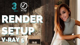 3ds Max VRAY 5 Render Setup Tutorial  Settings Explained [upl. by Julieta561]