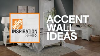 Accent Wall Ideas  The Home Depot [upl. by Hooke756]