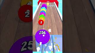 2048 Balls Run Challenge Game  Ball Run 2048 Color Race  100 Level Gameplay android ios shorts [upl. by Uzial]