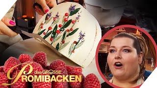 Promis geben sich die Kante Senkrecht stehender Kuchen  Aufgabe 3  Das große Promibacken  SAT1 [upl. by Elletnahs]